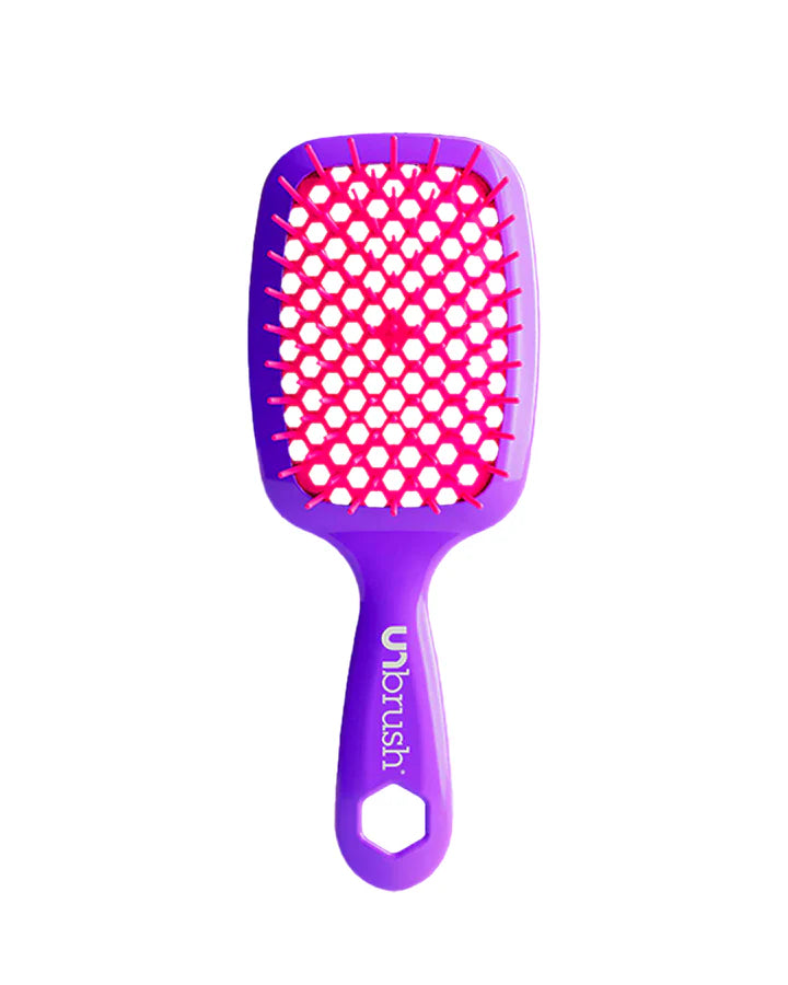 UNbrush Detangling Regular Hair Brush -Electric Berry