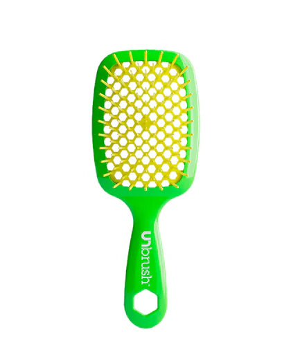UNbrush Detangling Regular Hair Brush -Lemon Lime