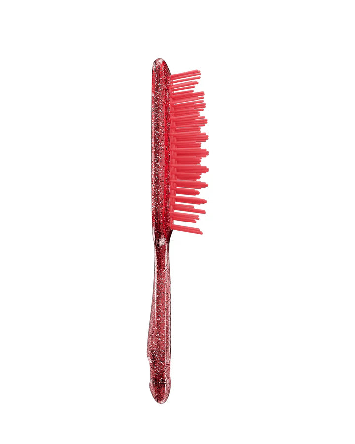 UNbrush Detangling Regular Hair Brush Glitter - Ruby