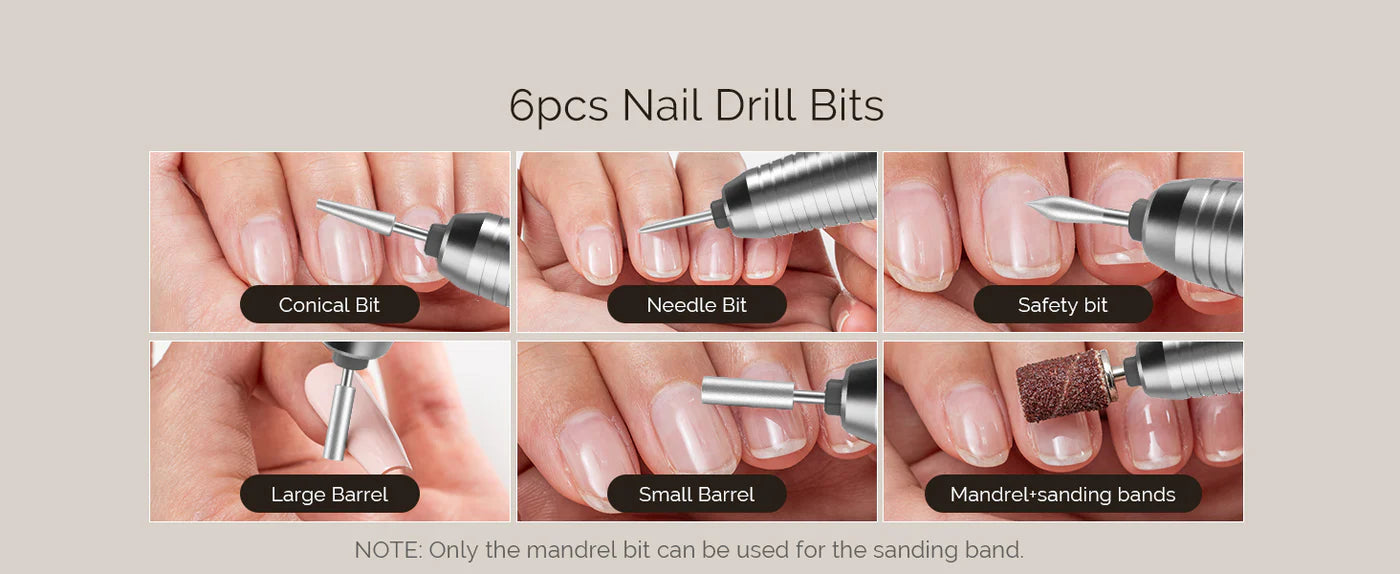 MelodySusie Scamander(SC320H) Rechargeable Nail Drill 30,000RPM - Pink - PinkPro Beauty Supply