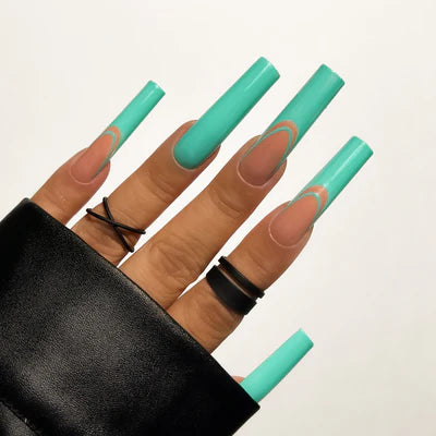 Kiara Sky Glow Gel Art Teal the Show