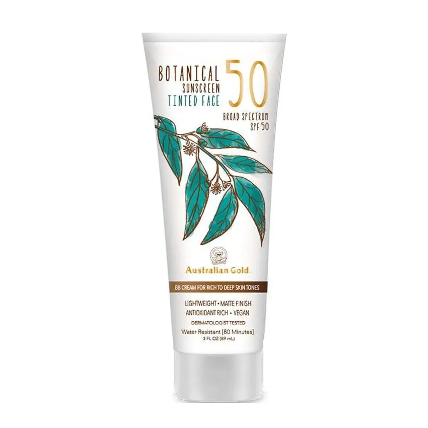 Australian Gold SPF 50 Botanical Sunscreen Tinted Australian Gold