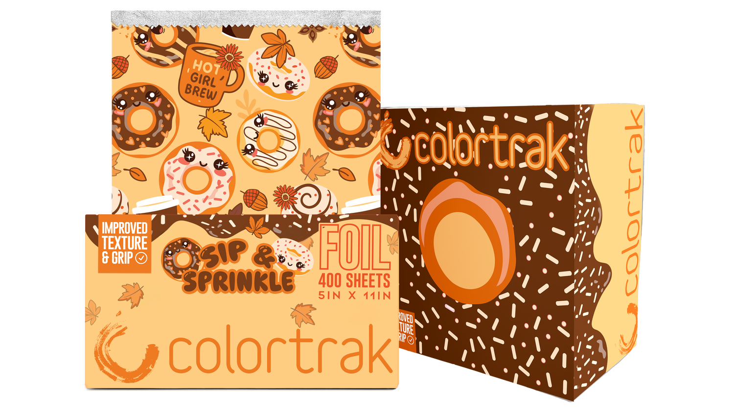 Colortrak Sip & Sprinkle Pop Up Foil 400 Count