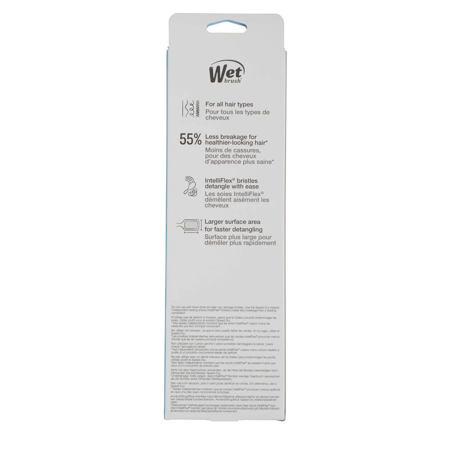 Wet Brush Paddle Detangler - Frost Black