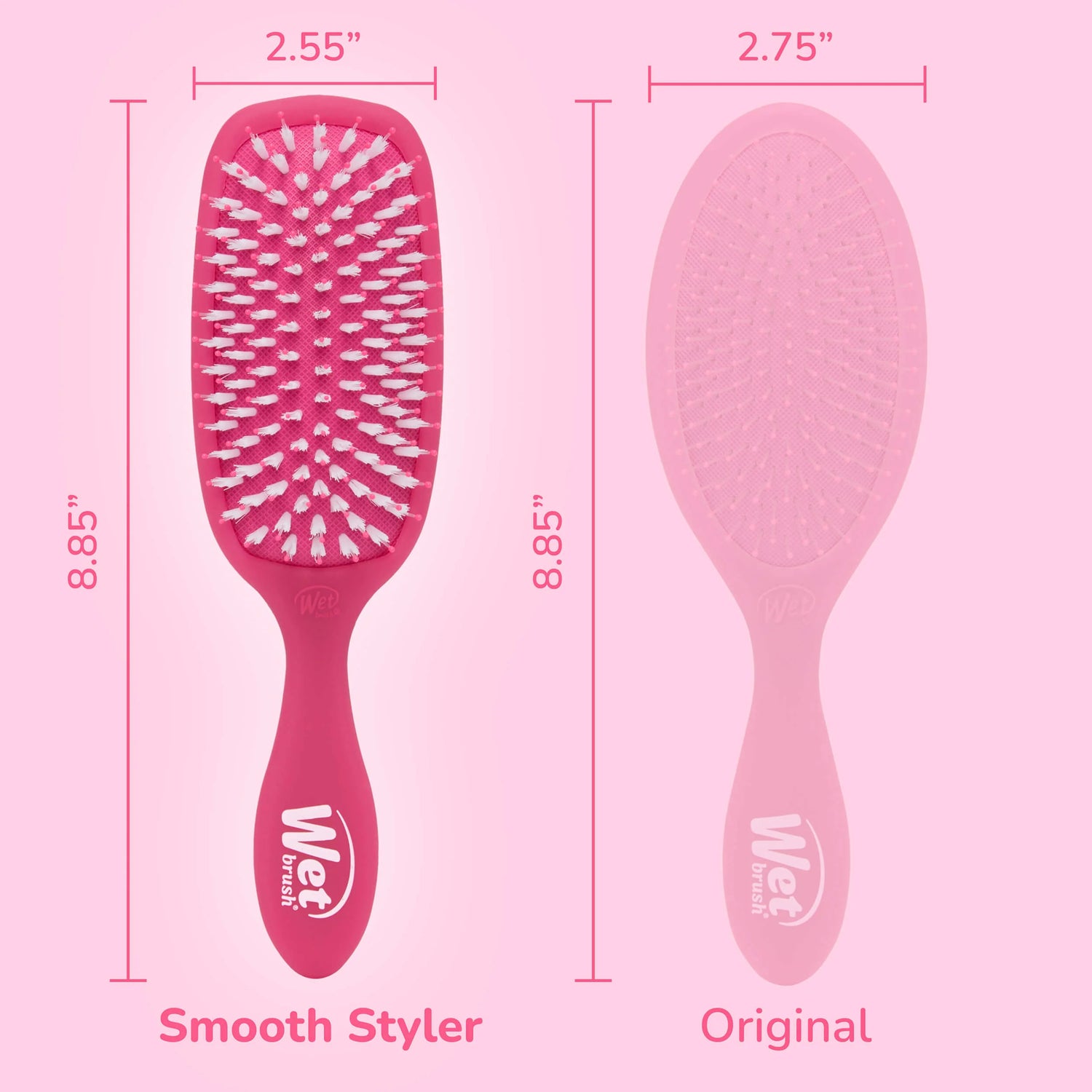 Wet Brush Pro Smooth Styler Pink Frost