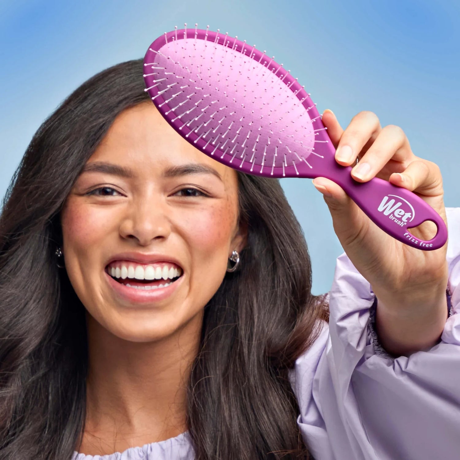 Wet Brush Frizz-Free Detangler - Purple