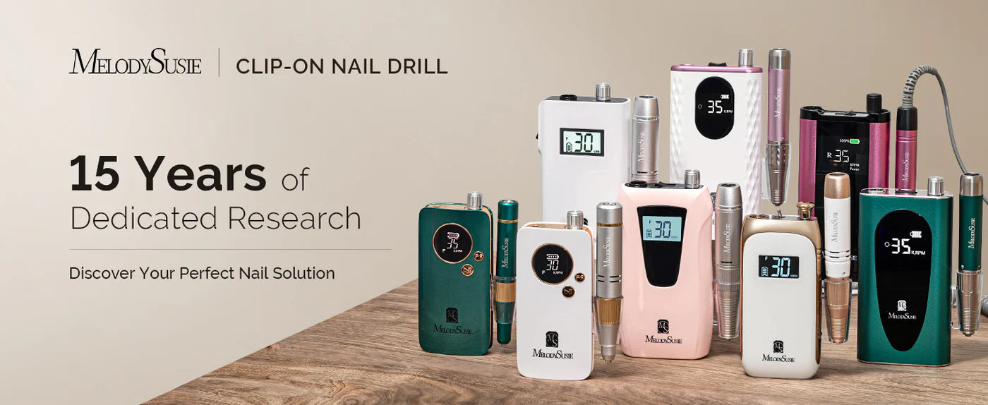 MelodySusie (MB450C) Rechargeable Nail Drill 35,000RPM - Jade Plus - PinkPro Beauty Supply