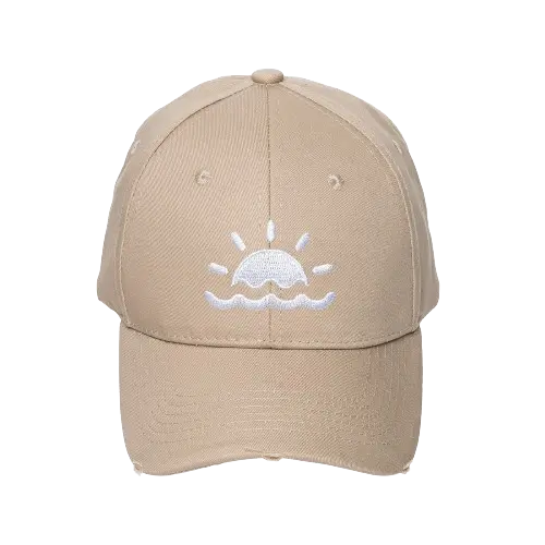Baseball Hat - Distressed Sun & Water PinkPro Beauty Supply