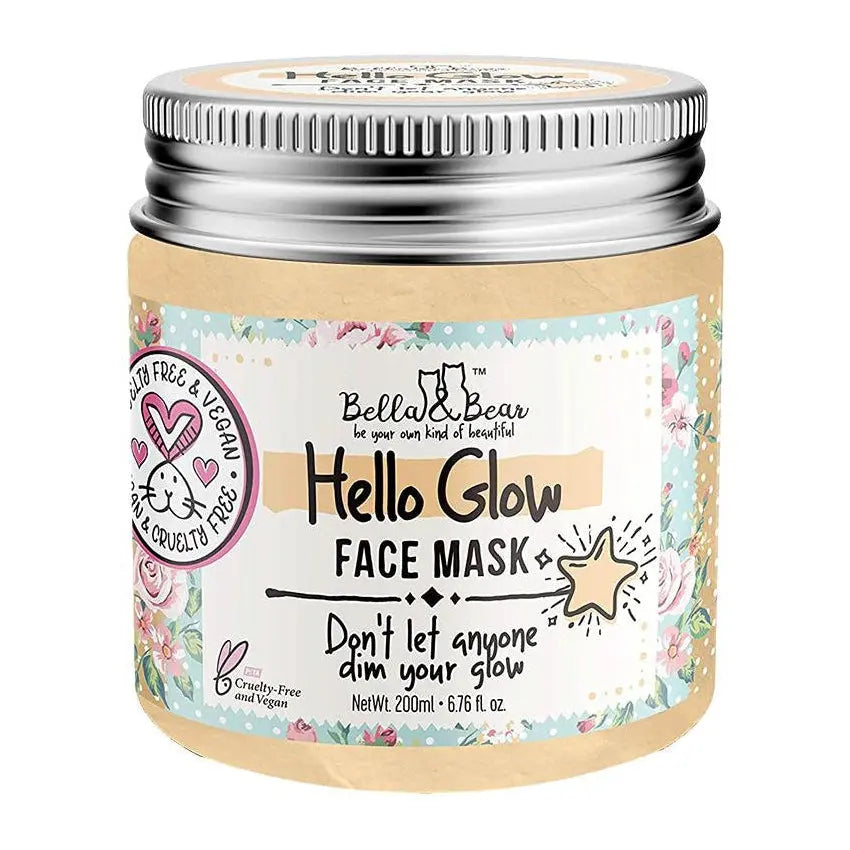 Bella & Bear Hello Glow Face Mask PinkPro Beauty Supply