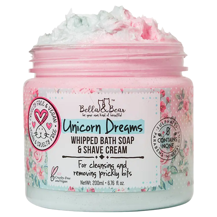 Bella & Bear Whipped Soap Shave Unicorn PinkPro Beauty Supply