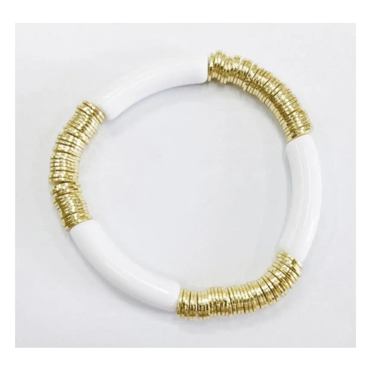 Bracelet Bamboo Tube Stretch PinkPro Beauty Supply