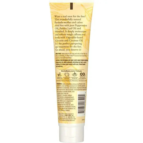 Burt's Bees Peppermint Foot Lotion 3.38oz - PinkPro Beauty Supply