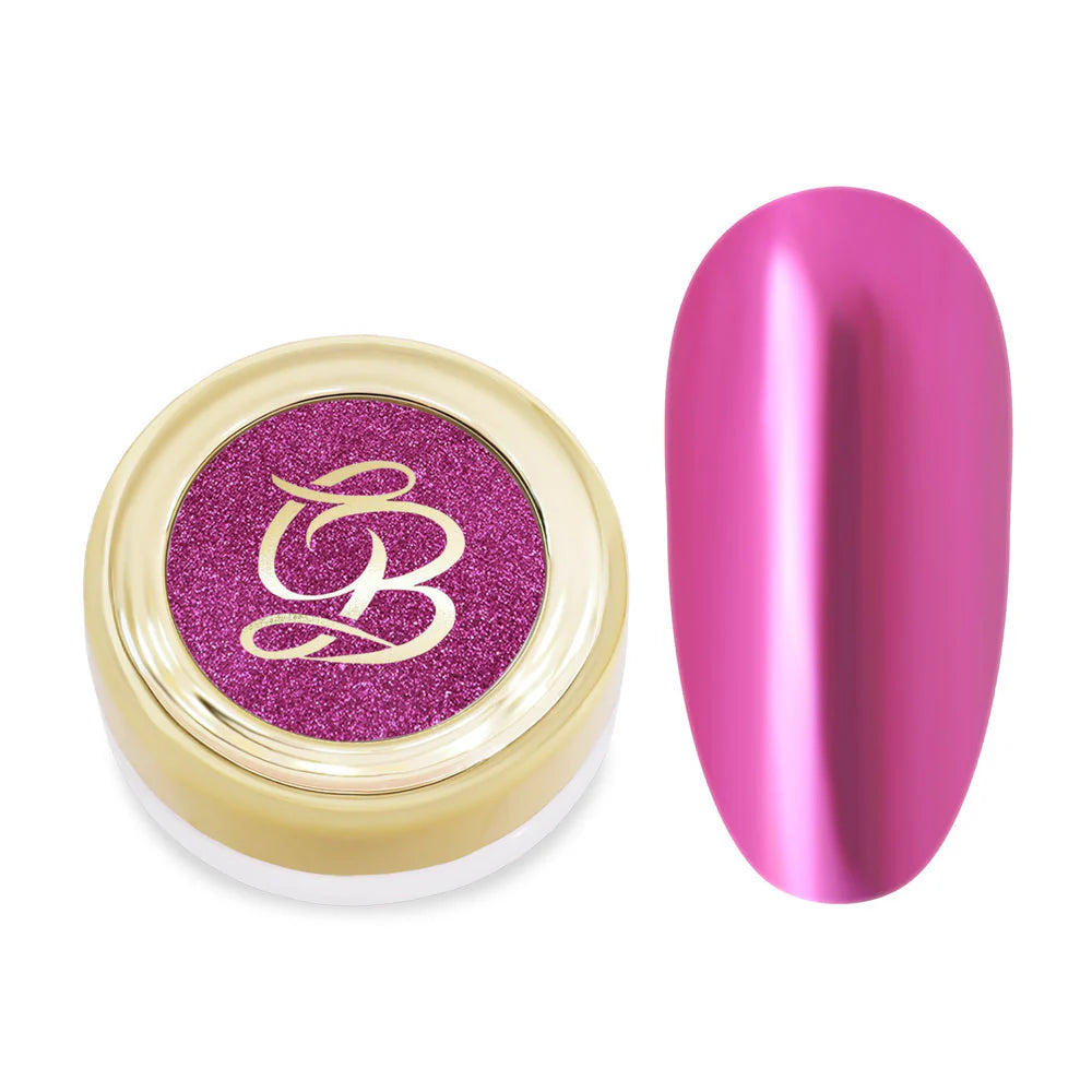 Glitterbels Pressed Chrome Powder 0.194 oz. - Blushing Mirror - PinkPro Beauty Supply