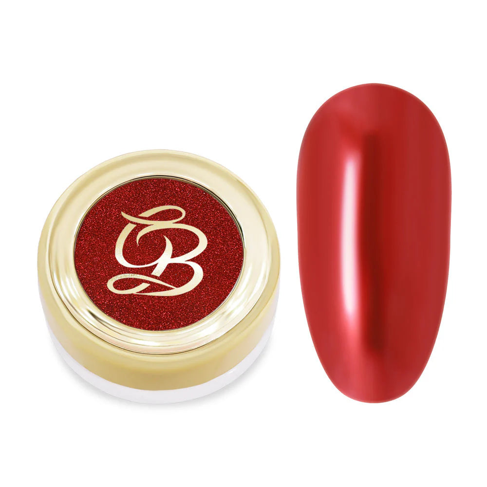 Glitterbels Pressed Chrome Powder 0.194 oz. - Ruby Mirror Glitterbels