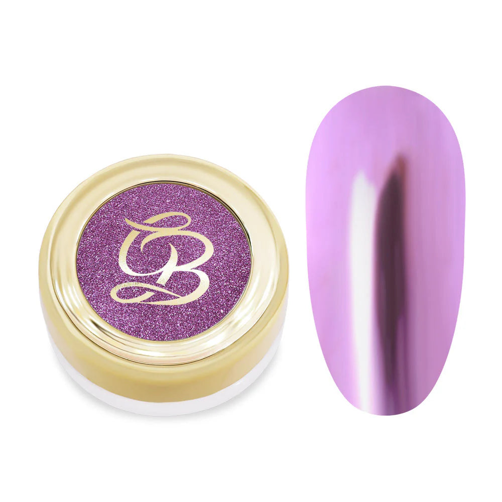 Glitterbels Pressed Chrome Powder 0.194 oz. - Lavender Mirror - PinkPro Beauty Supply