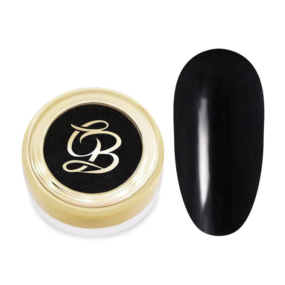 Glitterbels Pressed Chrome Powder 0.55g - Onyx Mirror Glitterbels