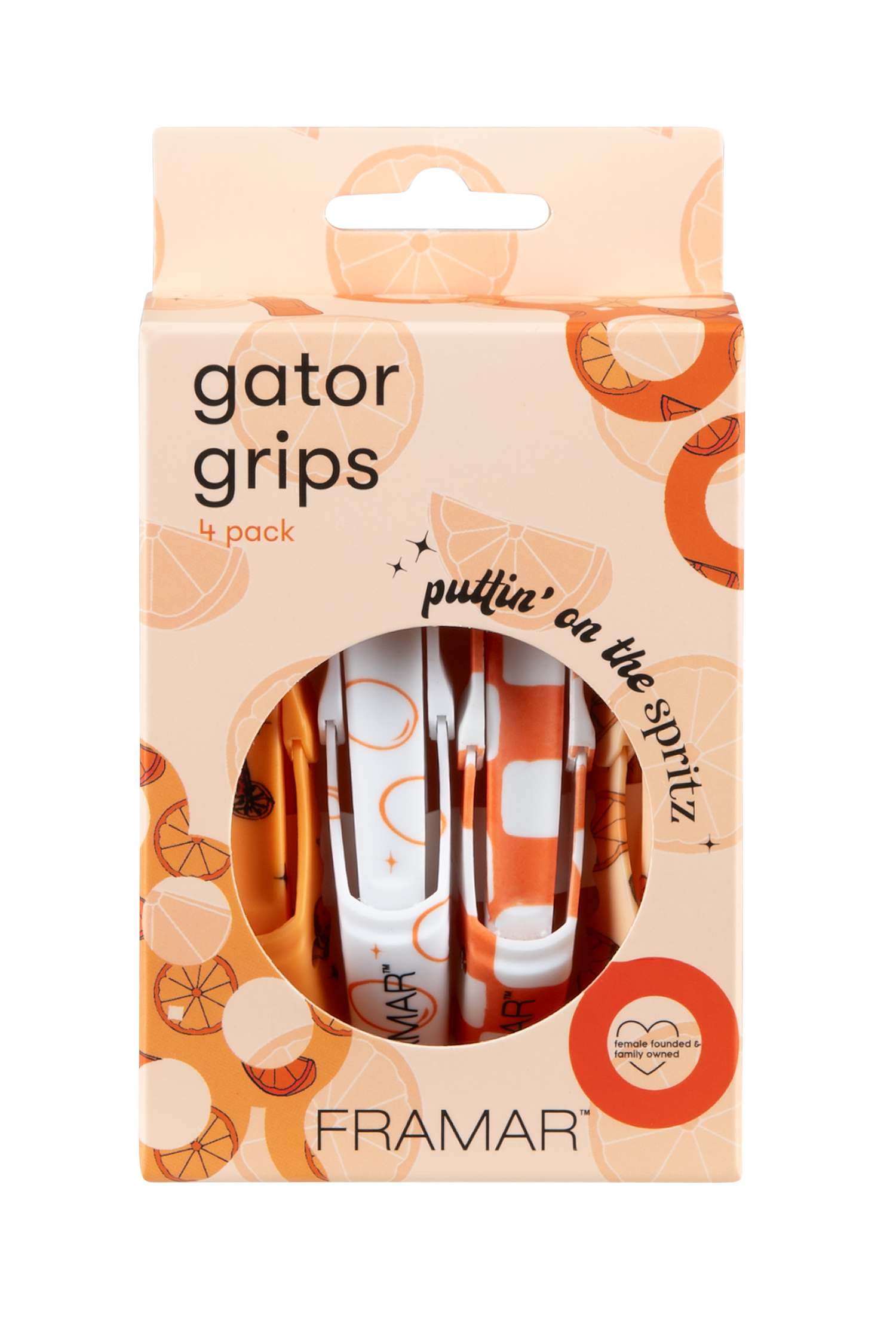 Framar Puttin' On The Spritz Gator Grips - 4 Pack - PinkPro Beauty Supply