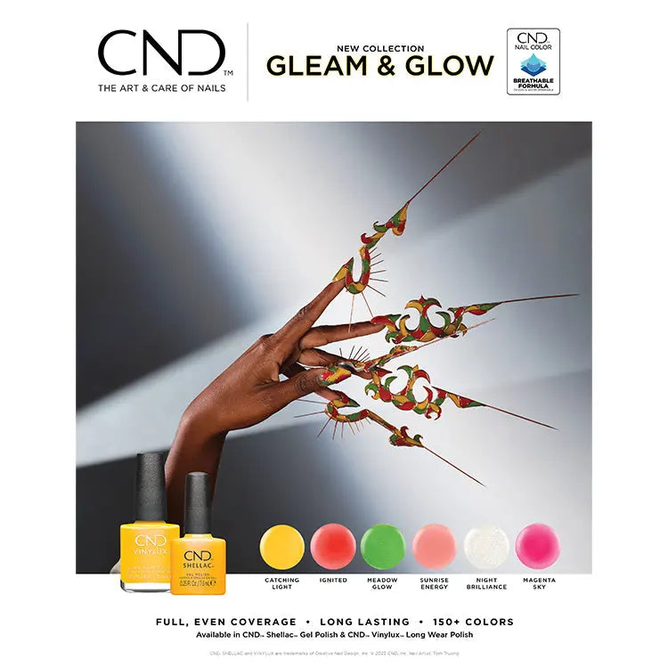 CND Shellac Gleam & Glow Collection Catching Light #472 - PinkPro Beauty Supply