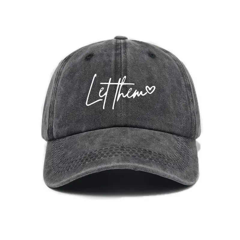 Cap Black Vintage Washed - Let Them PinkPro Beauty Supply