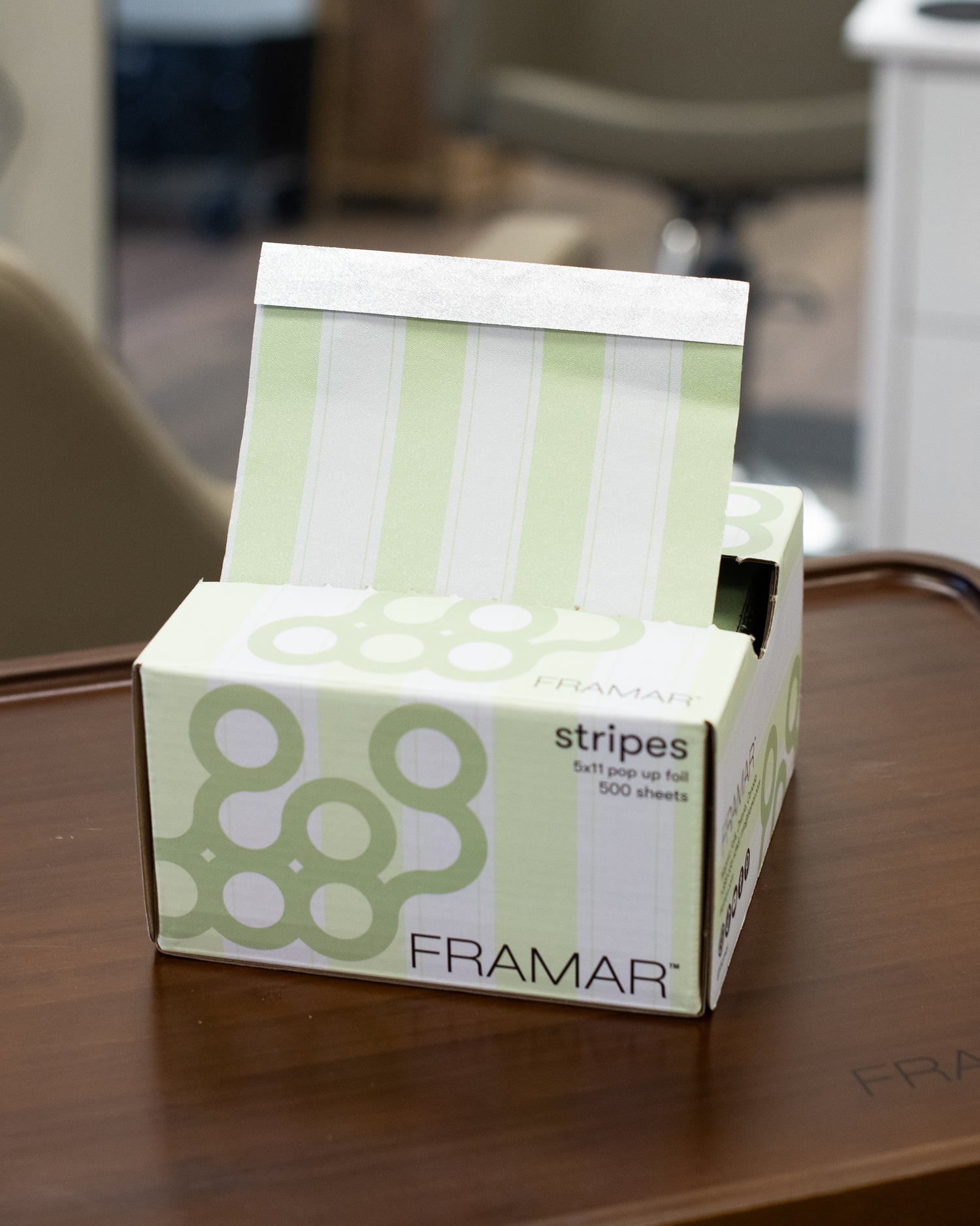 Framar Celery Stripes Pop Up Foils 500 Count