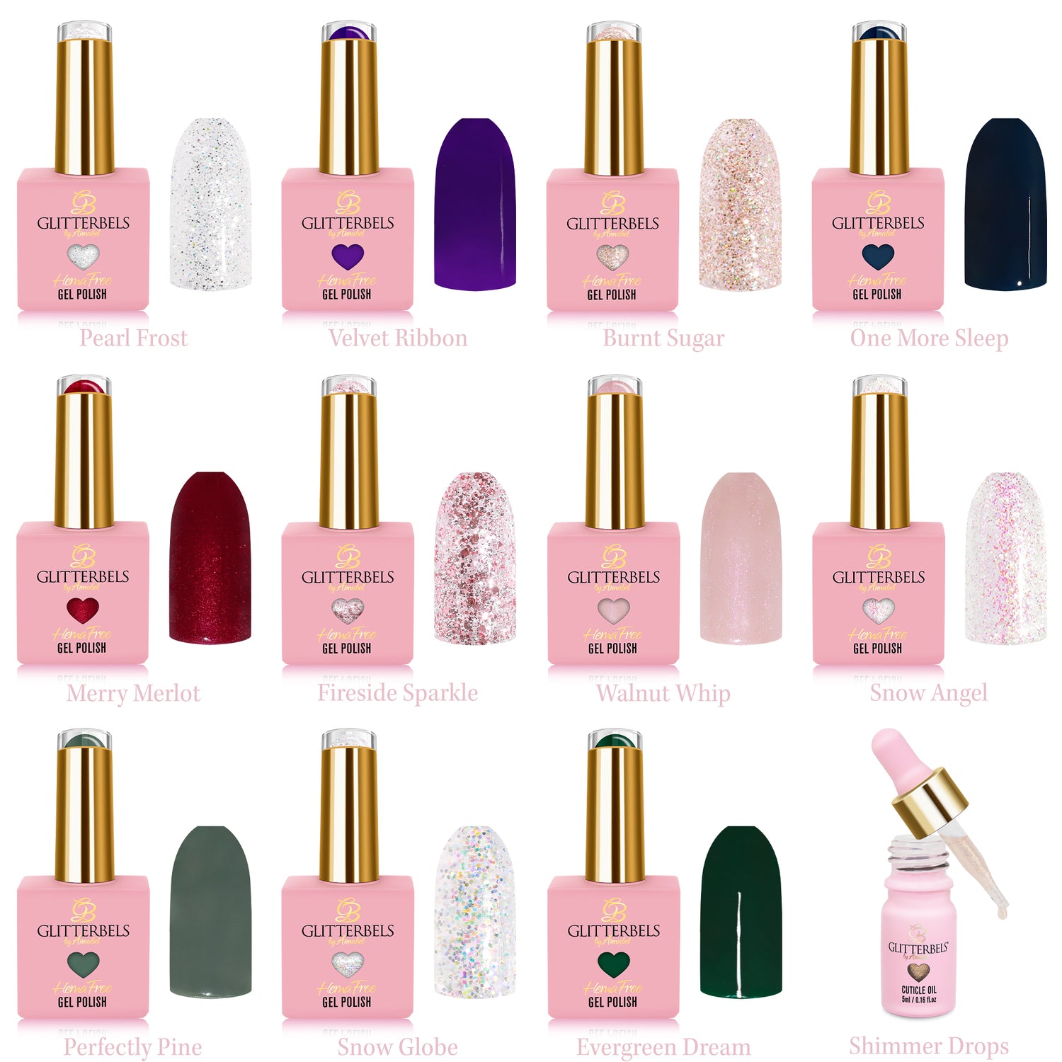 Glitterbels Hema Free Merry Mani Cracker Set