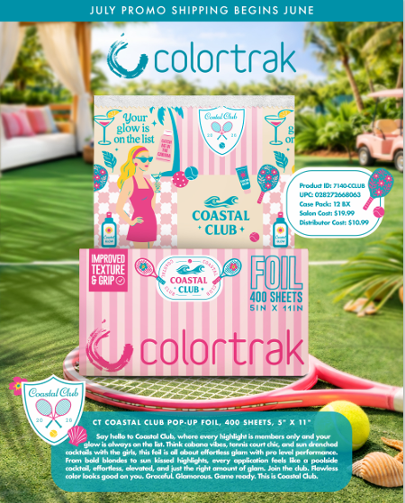 Colortrak Coastal Club Pop-Up Foil - 400 Count