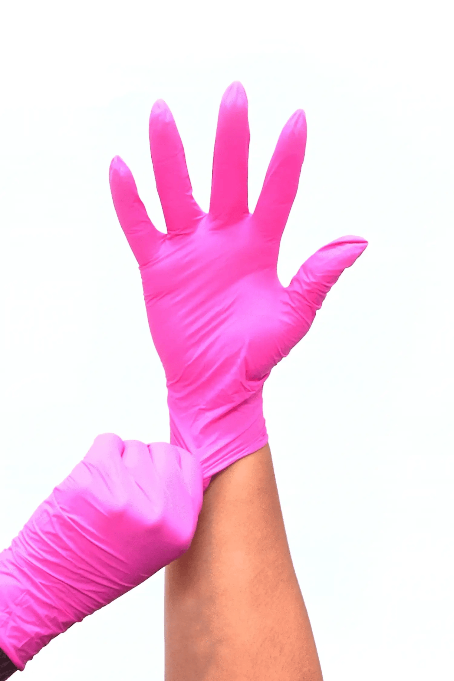 Colortrak- Nitrole Gloves Magenta Small - 100 Pack Colortrak