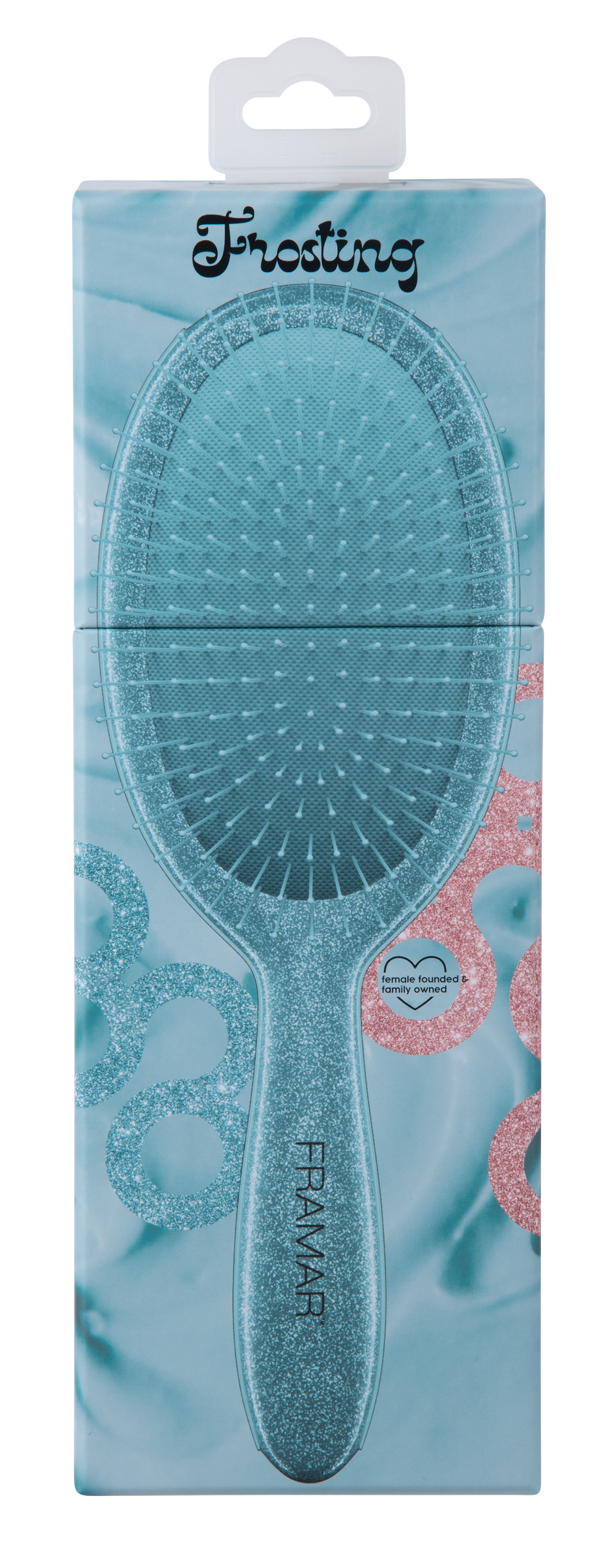 Framar Cookie Cutter Detangle Brush - Frosting