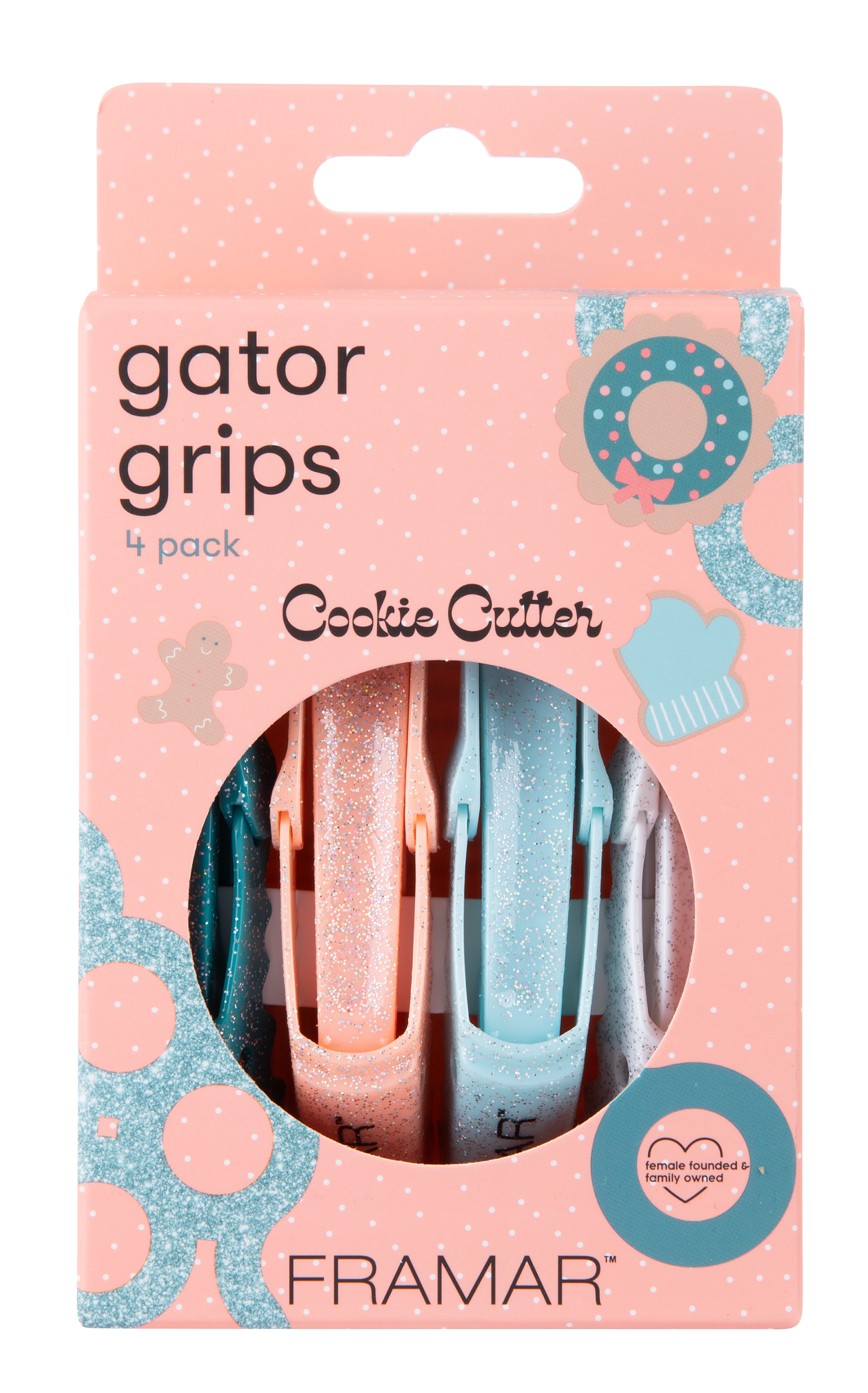Framar Cookie Cutter Gator Grips 4 Pack