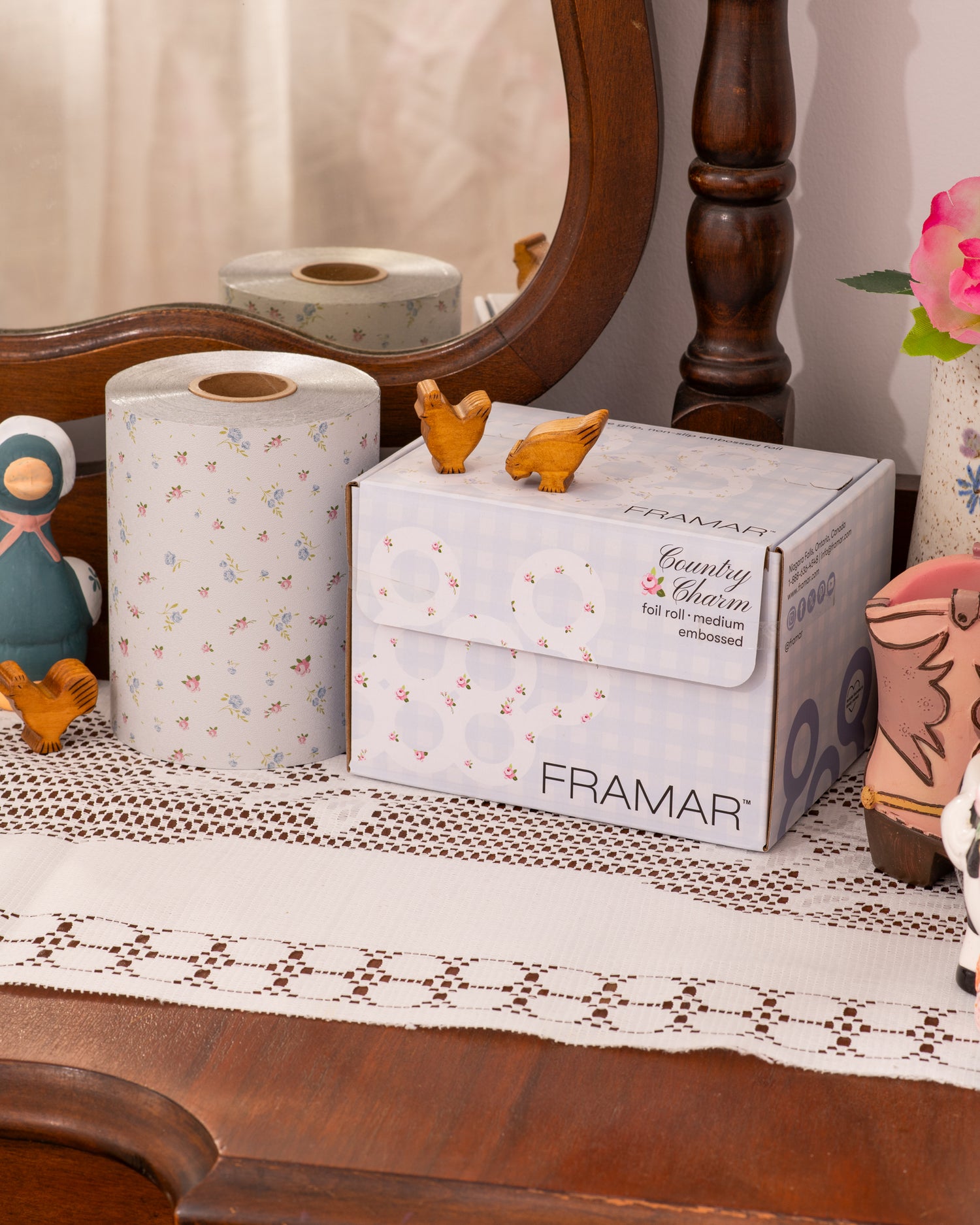 Framar Country Charm Embossed Foil Roll - 320 Feet