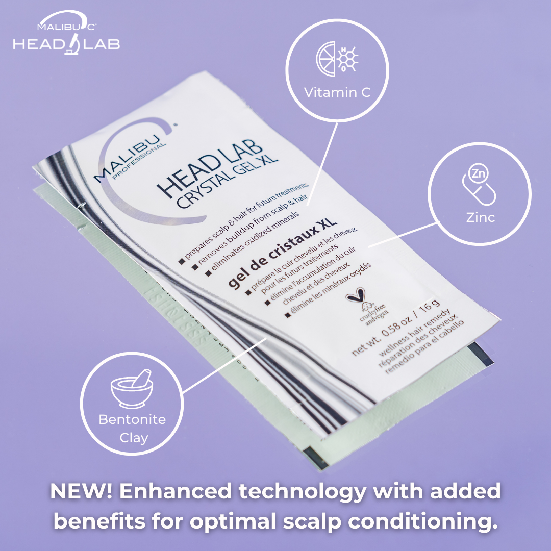 Malibu C Crystal Gel XL 6 Pack- Head Lab