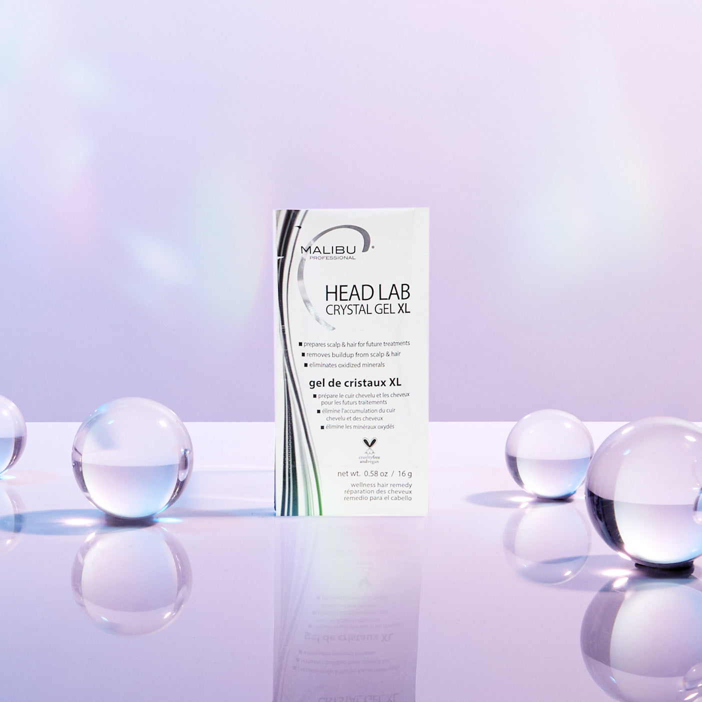 Malibu C Crystal Gel XL 6 Pack- Head Lab