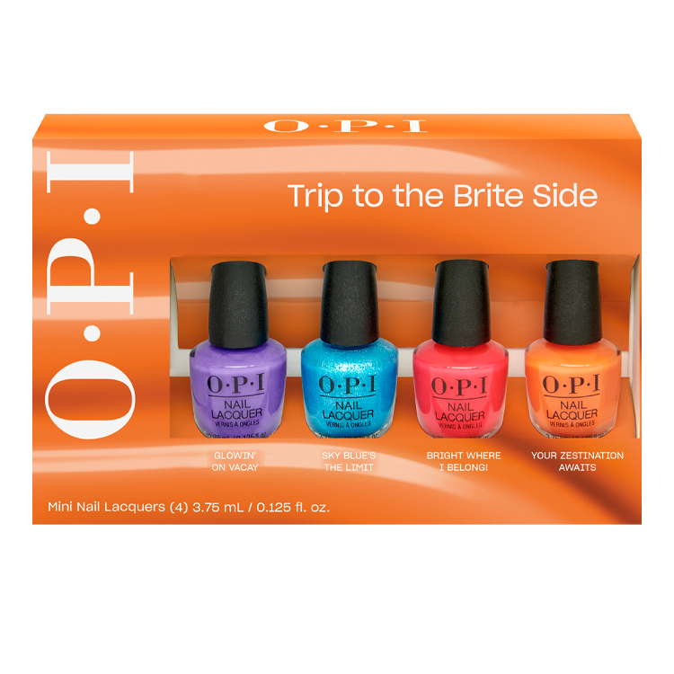 OPI Trip to the Bright Side Collection - Nail Lacquer 4 Pack Mini