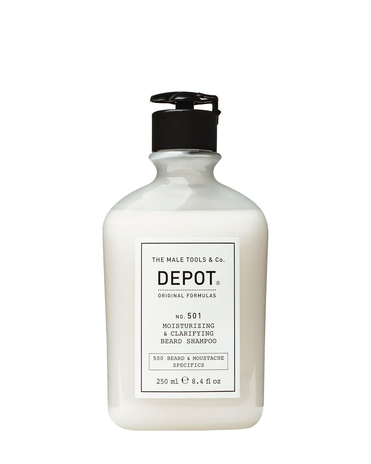 DEPOT No. 501 Moisturizing Clarifying Beard Shampoo 8.4 OZ