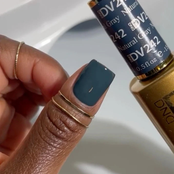 DND Diva Duo Nautical Gray #242 .05 oz. DND