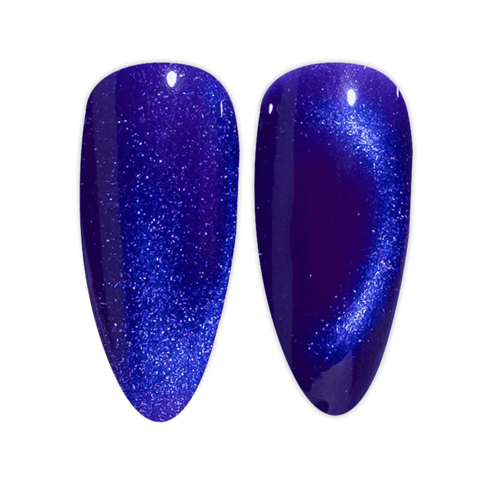 DND DIVA 9D Cat Eye Glassball #03 - Puma Purple 0.6 oz.