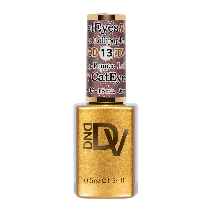 DND DIVA 9D Cat Eye Candy #13 - Lollipop Pounce 0.6 oz.