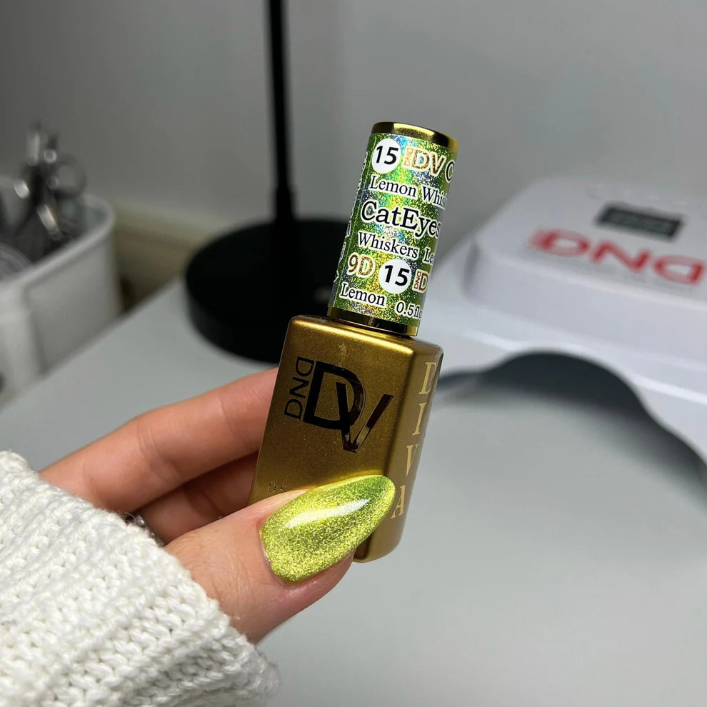 DND Diva 9D Cat Eye Candy #15 - Lemon Whiskers