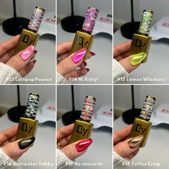DND DIVA Framed Color Chart — 9D Cat Eye Candy