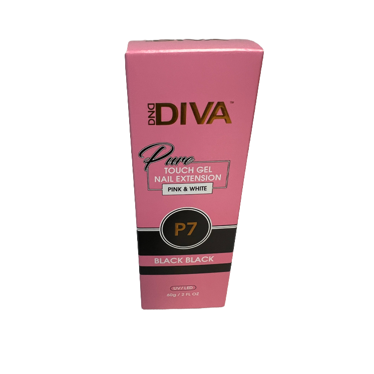 DND Diva Pure Touch Black to Black Gel P7
