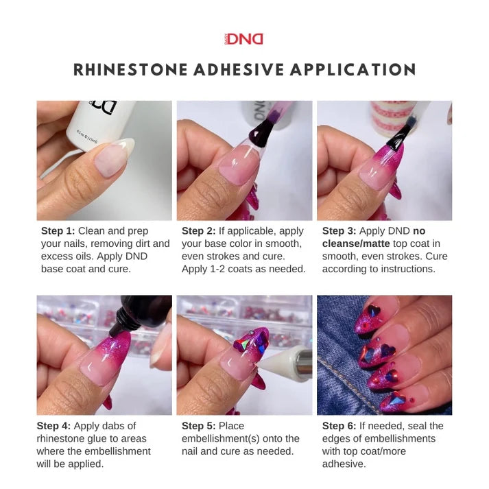 DND Rhinestone Adhesive | Clear 3D Gel