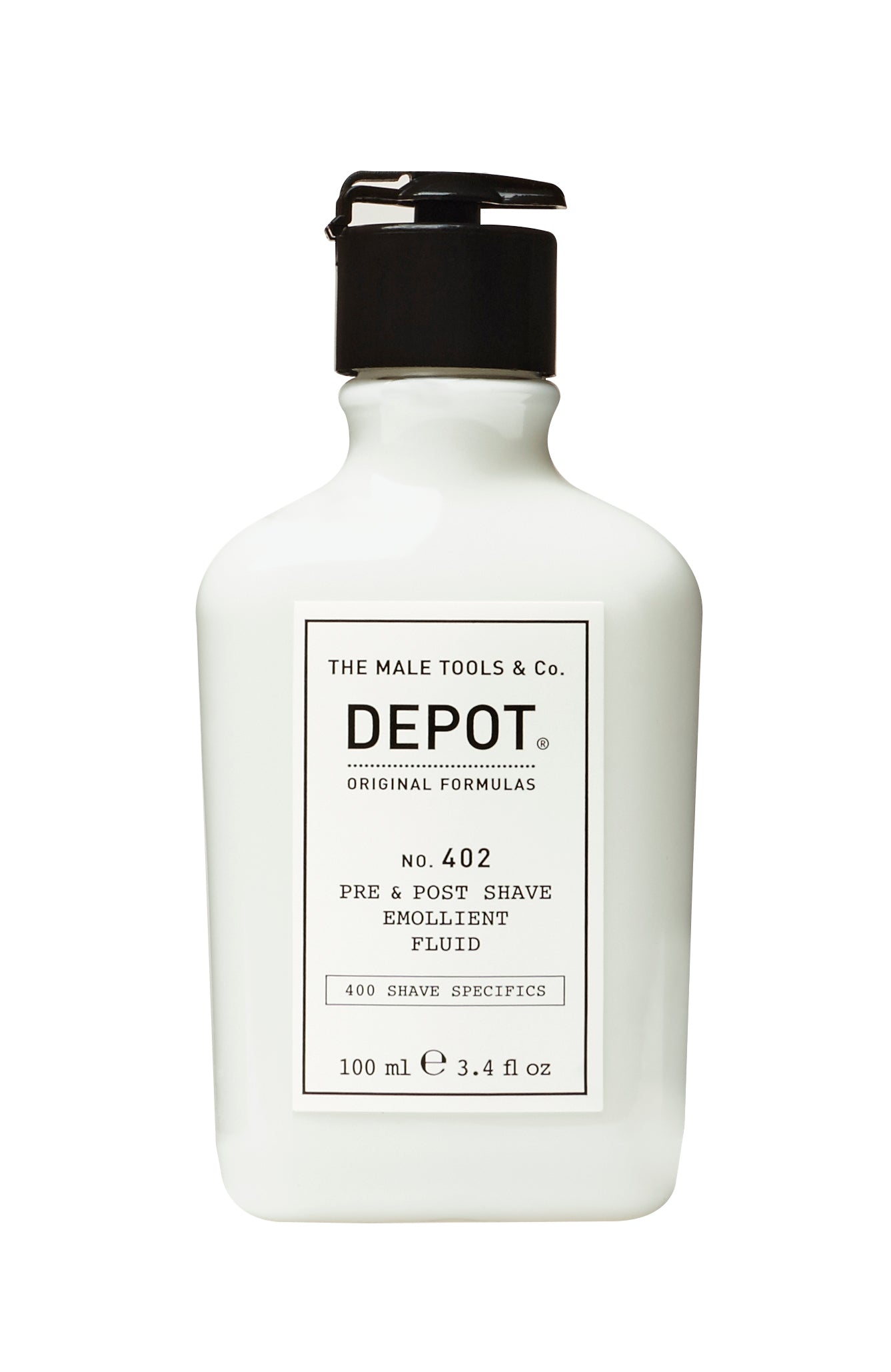 DEPOT No. 402 Pre & Post Shave Emollient Fluid 3.4 oz.