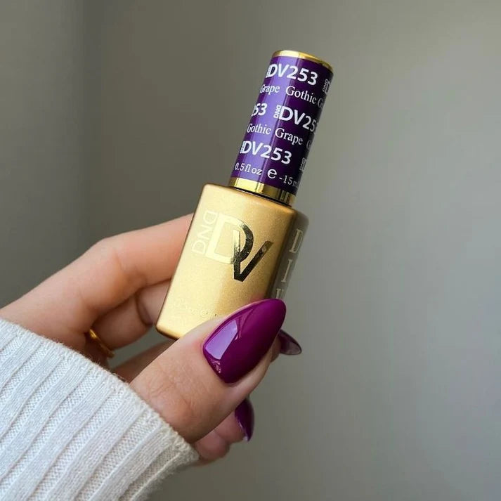 DND Diva Duo Gothic Grape #253 .05 oz. DND