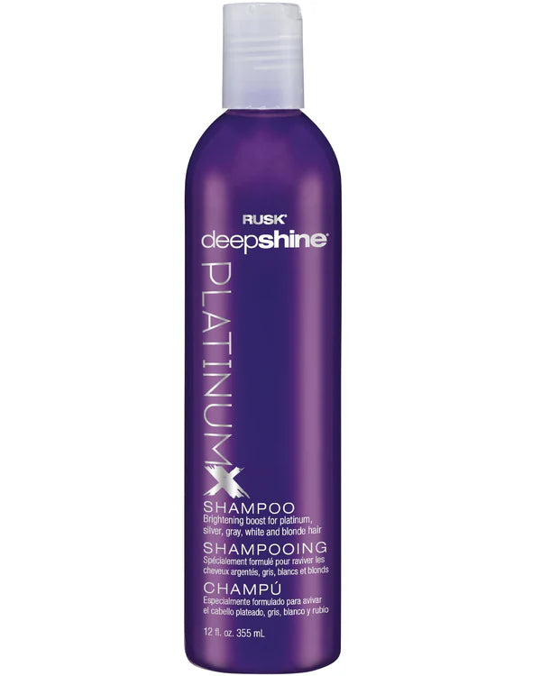 RUSK Deepshine PlatinumX Shampoo 12 oz.
