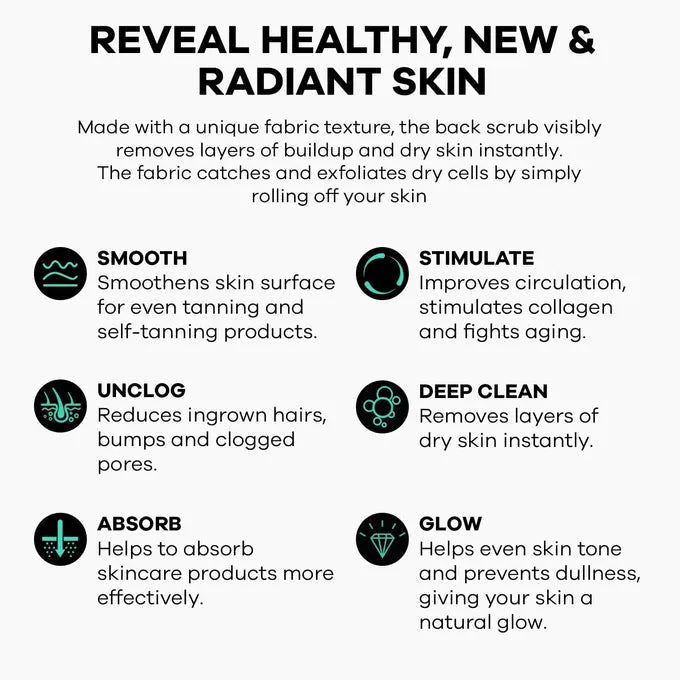 Dermasuri Deep Exfoliating Back Scrub Dermasuri