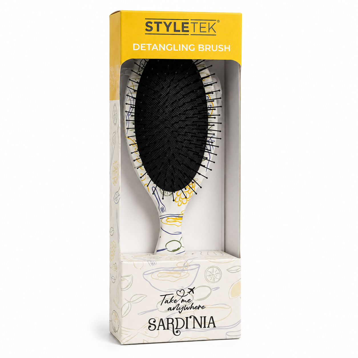 StyleTek Detangling Brush-Sunnin'In Sardinia