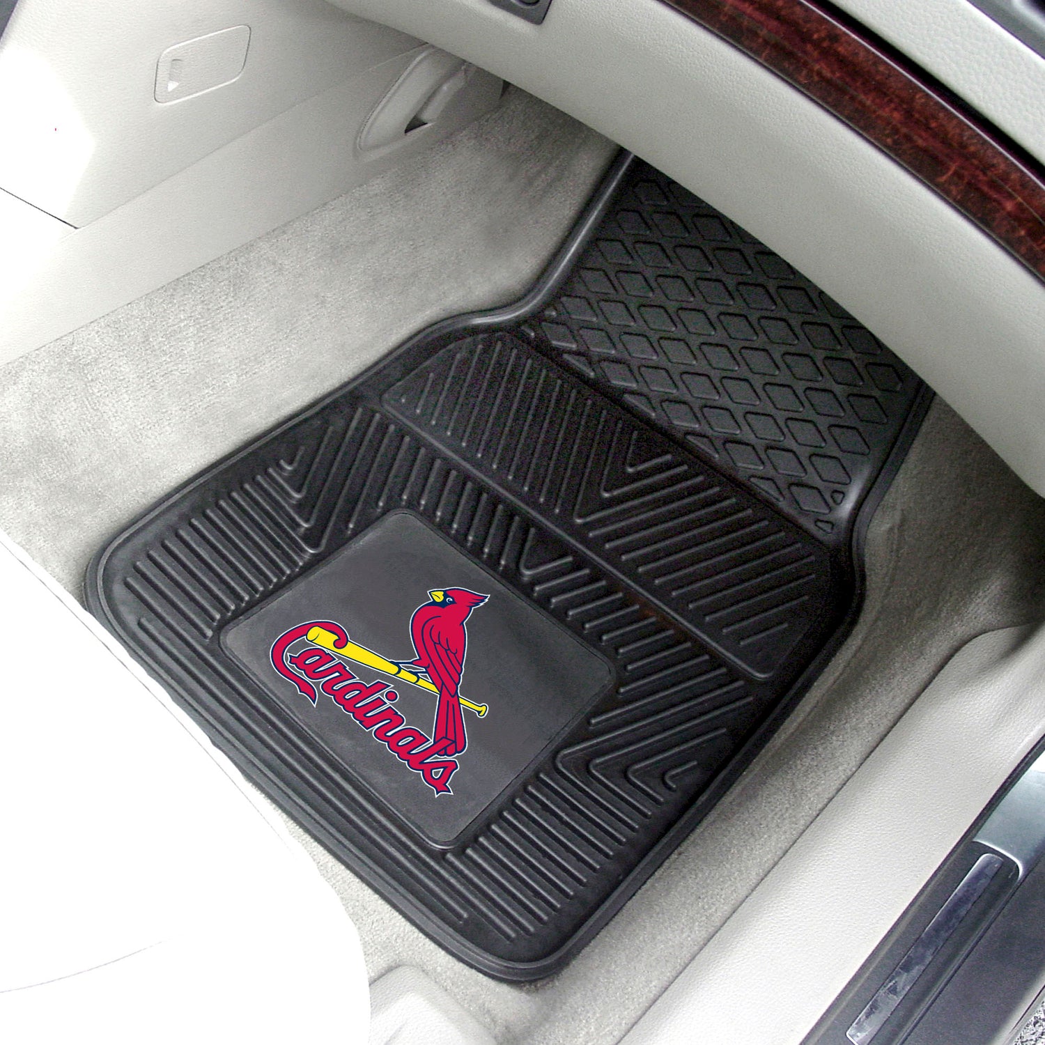 Fanmats St. Louis Cardinals 2pc Vinyl Car Mat Set