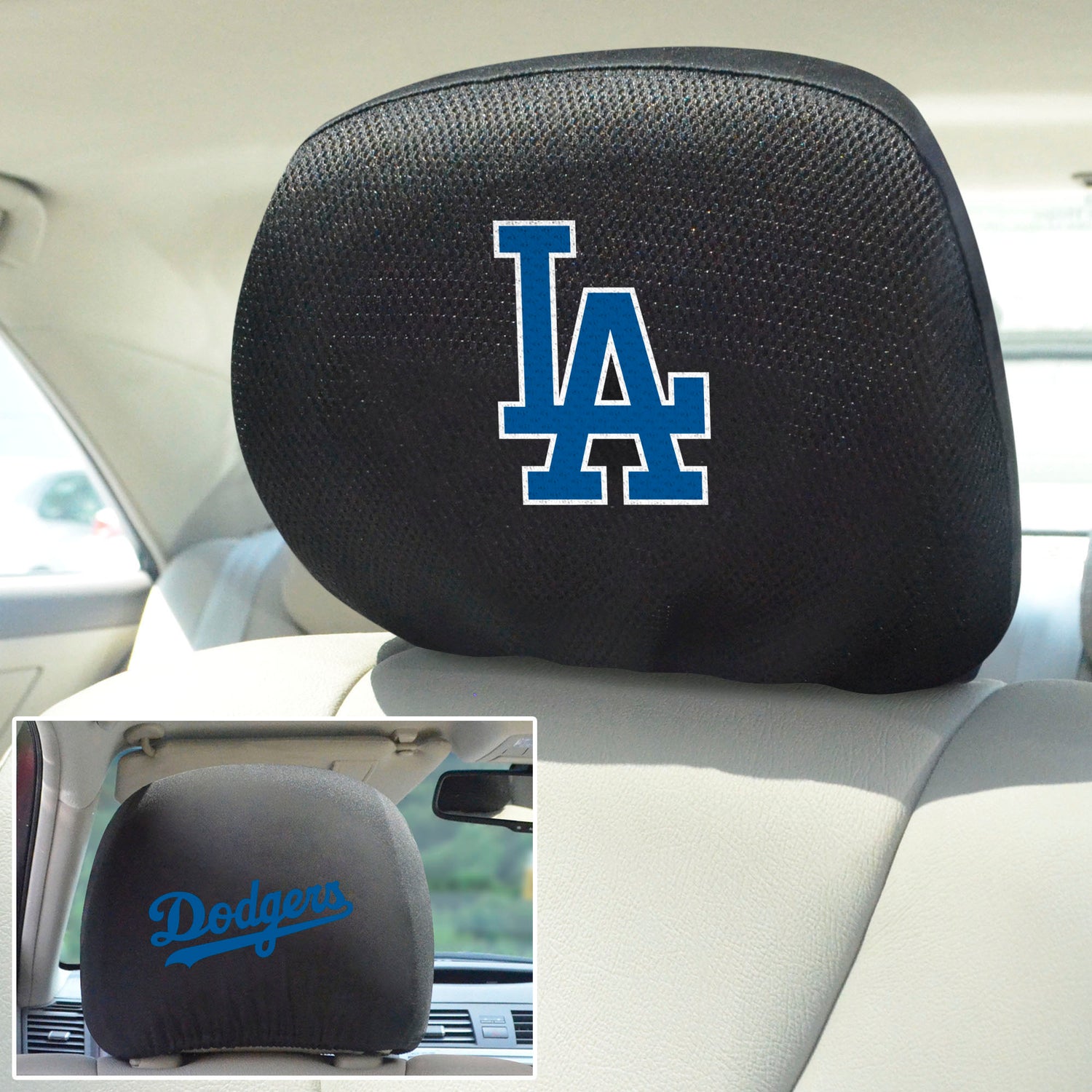 Fanmats Los Angeles Dodgers Headrest Cover