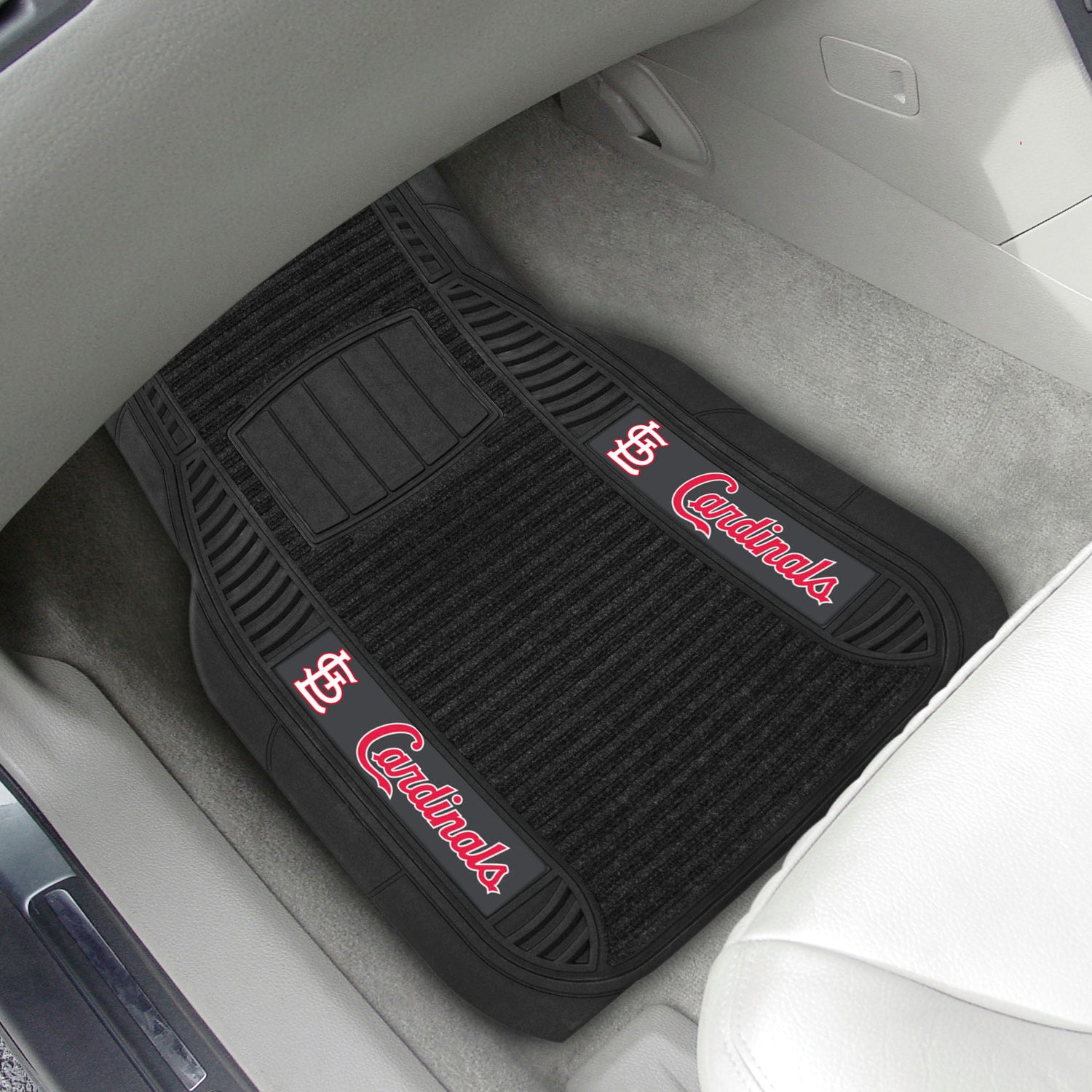 Fanmats St. Louis Cardinals 2pc Deluxe Car Mat Set