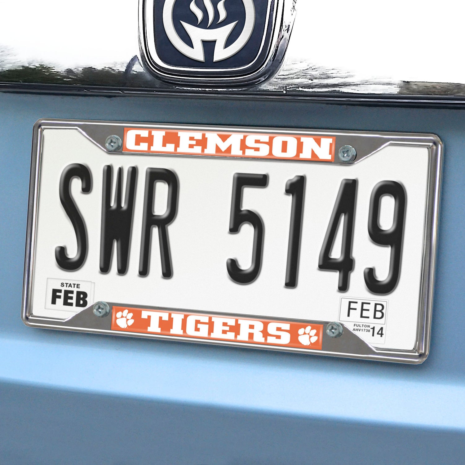 Fanmats Clemson Tigers License Plate Frame